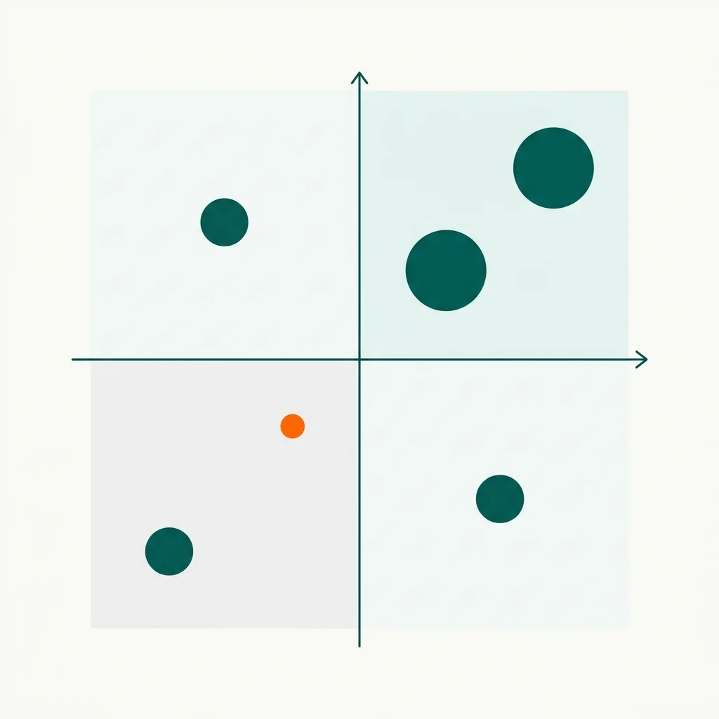 Technical Debt Triage 2x2 prioritization matrix showing four quadrants: Fix Now, Plan, Opportunistic, and Accept based on business impact and effort